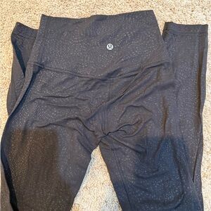 Lululemon Black pattern leggings